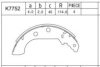 PEUGE 42416N Brake Shoe Set